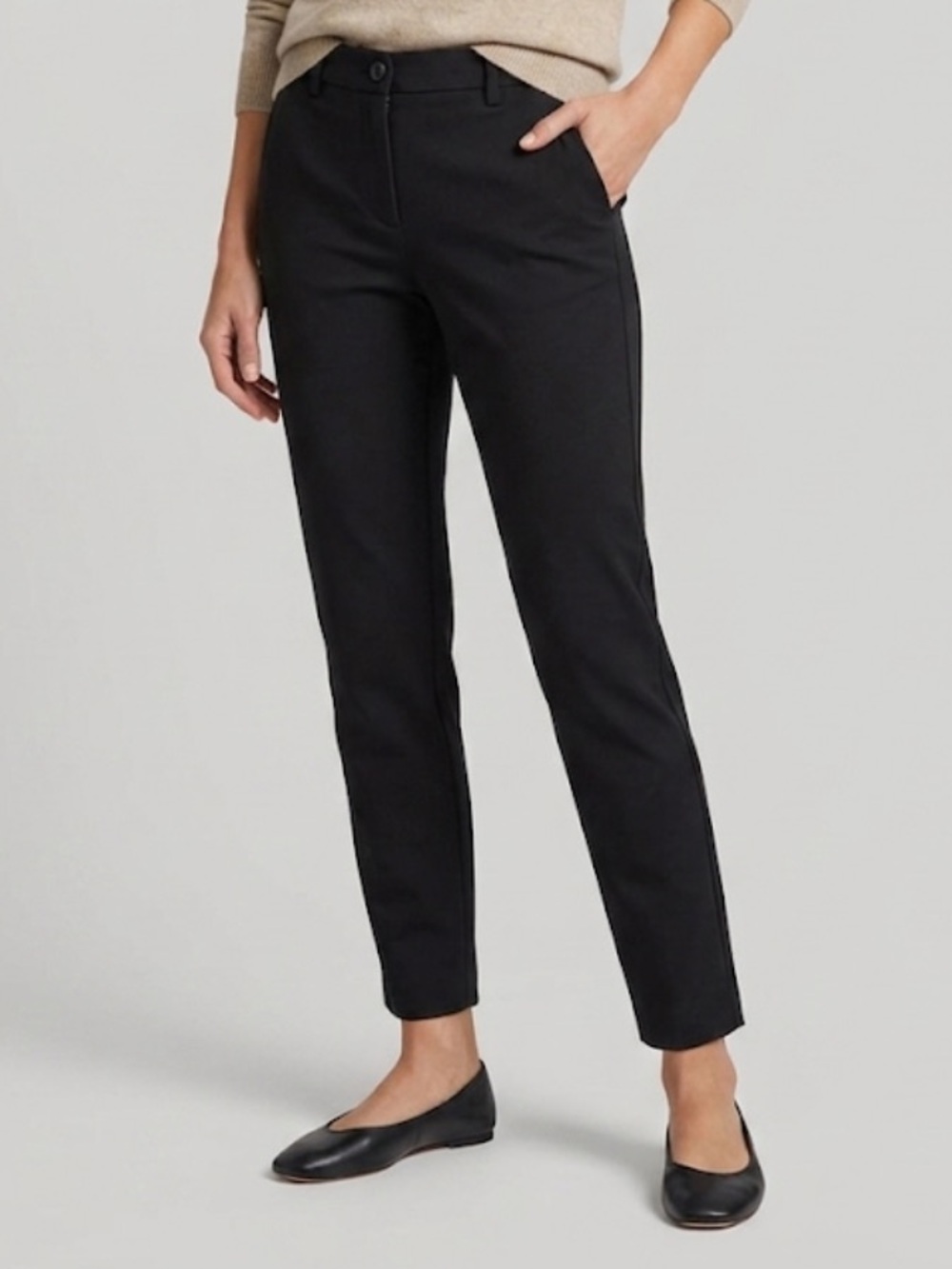 Mossimo Supply Co. Black Cropped Dress Pants - Slim Ankle